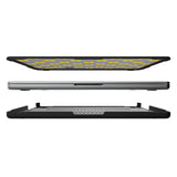 University of Michigan Wolverines Fashion Pattern Laptop Case for Apple MacBook