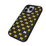 University of Michigan Wolverines Fashion Pattern MagSafe Compatible Phone Case for Apple iPhone