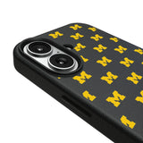University of Michigan Wolverines Fashion Pattern MagSafe Compatible Phone Case for Apple iPhone