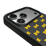 University of Michigan Wolverines Fashion Pattern MagSafe Compatible Phone Case for Apple iPhone