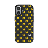University of Michigan Wolverines Fashion Pattern MagSafe Compatible Phone Case for Apple iPhone