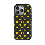 University of Michigan Wolverines Fashion Pattern MagSafe Compatible Phone Case for Apple iPhone