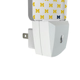 University of Michigan Wolverines Fashion Pattern Night Light 2-Pack