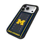 University of Michigan Wolverines Field Bump Phone Case for Apple iPhone