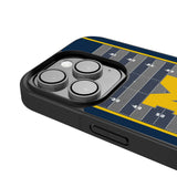 University of Michigan Wolverines Field Bump Phone Case for Apple iPhone