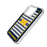 University of Michigan Wolverines Field Clear Phone Case for Apple iPhone