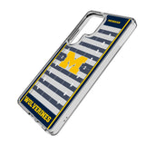 University of Michigan Wolverines Field Clear Phone Case for Samsung Galaxy