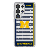 University of Michigan Wolverines Field Clear Phone Case for Samsung Galaxy