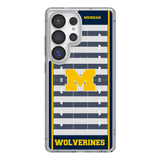 University of Michigan Wolverines Field Clear Phone Case for Samsung Galaxy