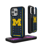 University of Michigan Wolverines Field Rugged Phone Case for Apple iPhone