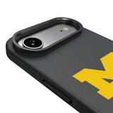 University of Michigan Wolverines Linen Bump Phone Case for Apple iPhone