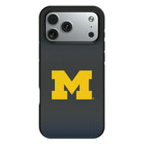 University of Michigan Wolverines Linen Bump Phone Case for Apple iPhone