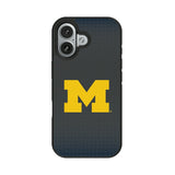 University of Michigan Wolverines Linen Bump Phone Case for Apple iPhone