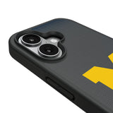 University of Michigan Wolverines Linen Bump Phone Case for Apple iPhone