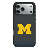 University of Michigan Wolverines Linen Bump Phone Case for Apple iPhone
