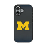 University of Michigan Wolverines Linen Bump Phone Case for Apple iPhone