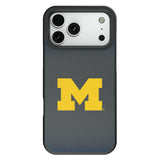 University of Michigan Wolverines Linen Bump Phone Case for Apple iPhone