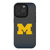 University of Michigan Wolverines Linen Bump Phone Case for Apple iPhone