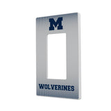 University of Michigan Wolverines Linen Hidden-Screw Light Switch Plate