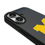 University of Michigan Wolverines Linen MagSafe Compatible Phone Case for Apple iPhone