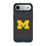 University of Michigan Wolverines Linen MagSafe Compatible Phone Case for Apple iPhone