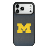University of Michigan Wolverines Linen MagSafe Compatible Phone Case for Apple iPhone