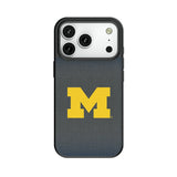 University of Michigan Wolverines Linen MagSafe Compatible Phone Case for Apple iPhone