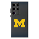 University of Michigan Wolverines Linen MagSafe Compatible Phone Case for Samsung Galaxy