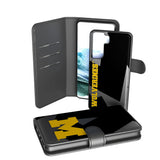 University of Michigan Wolverines Monocolor Tilt Wallet Phone Case for Apple iPhone