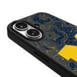 University of Michigan Wolverines Paisley MagSafe Compatible Phone Case for Apple iPhone