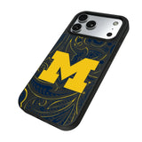 University of Michigan Wolverines Paisley MagSafe Compatible Phone Case for Apple iPhone