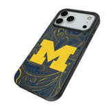 University of Michigan Wolverines Paisley MagSafe Compatible Phone Case for Apple iPhone