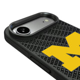 University of Michigan Wolverines Personalized EndZone Plus Bump Phone Case for Apple iPhone
