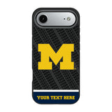 University of Michigan Wolverines Personalized EndZone Plus Bump Phone Case for Apple iPhone