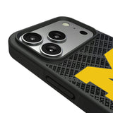University of Michigan Wolverines Personalized EndZone Plus Bump Phone Case for Apple iPhone