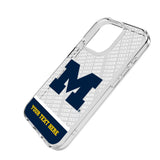 University of Michigan Wolverines Personalized EndZone Plus Clear Phone Case for Apple iPhone