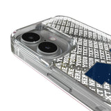University of Michigan Wolverines Personalized EndZone Plus Glitter Phone Case for Apple iPhone