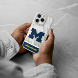University of Michigan Wolverines Personalized EndZone Plus Glitter Phone Case for Apple iPhone