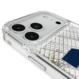 University of Michigan Wolverines Personalized EndZone Plus Glitter Phone Case for Apple iPhone