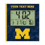 University of Michigan Wolverines Personalized Hatch Wall Clock