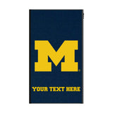 University of Michigan Wolverines Personalized Solid 5000mAh Flat Powerbank