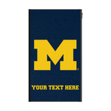 University of Michigan Wolverines Personalized Solid 5000mAh Flat Powerbank