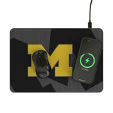 University of Michigan Wolverines Personalized Tilt 15-Watt Wireless Charger and Mouse Pad