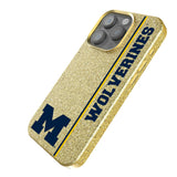 University of Michigan Wolverines Sidebar Bling Phone Case for Apple iPhone