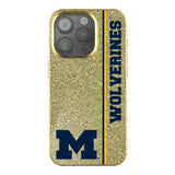 University of Michigan Wolverines Sidebar Bling Phone Case for Apple iPhone