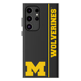 University of Michigan Wolverines Sidebar MagSafe Compatible Phone Case for Samsung Galaxy