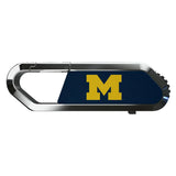 University of Michigan Wolverines Solid USB 64GB Clip Style Flash Drive