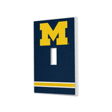 University of Michigan Wolverines Stripe Hidden-Screw Light Switch Plate