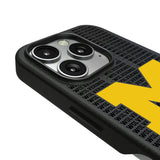 University of Michigan Wolverines Text Backdrop MagSafe Compatible Phone Case for Apple iPhone