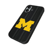 University of Michigan Wolverines Text Backdrop MagSafe Compatible Phone Case for Apple iPhone